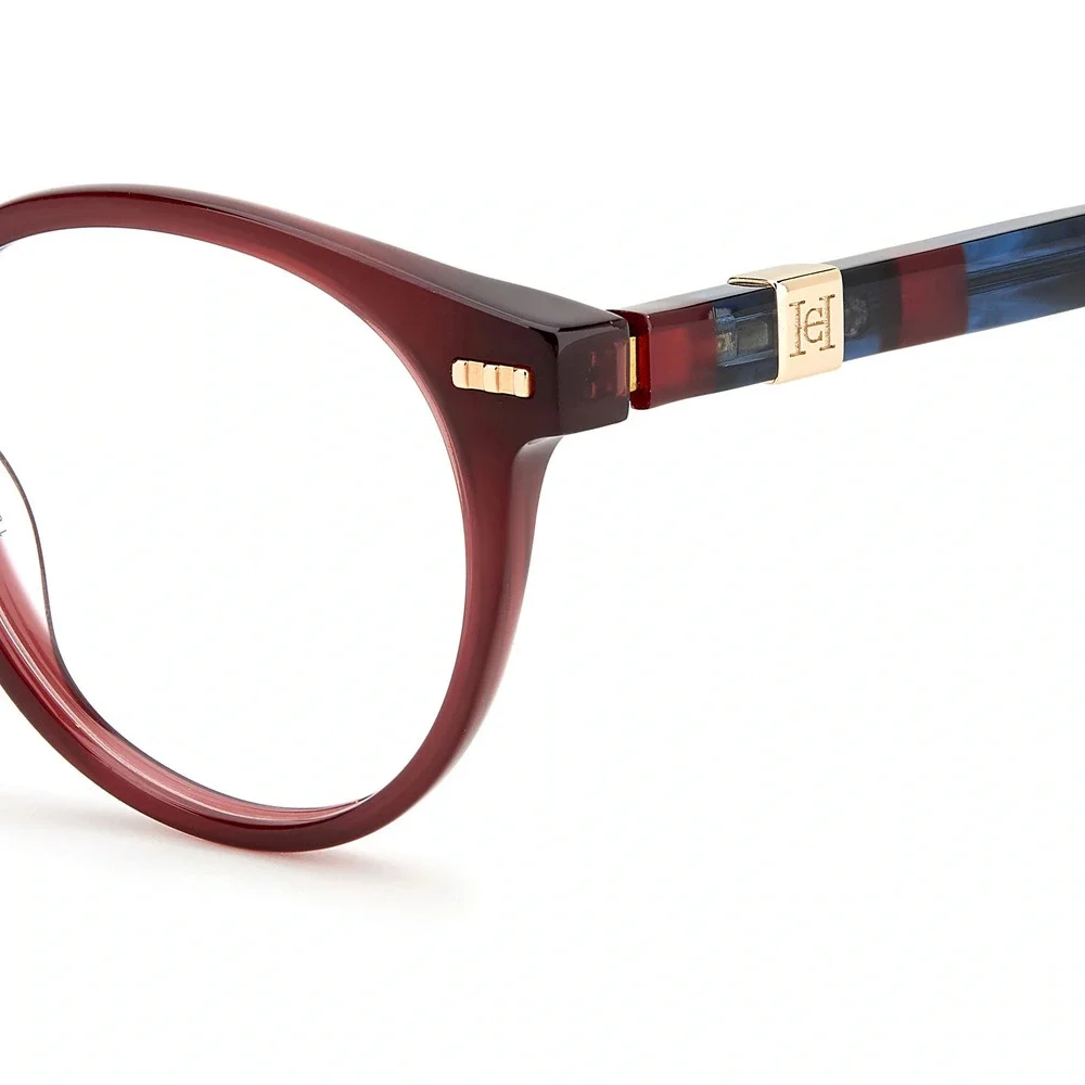 NWT Carolina Herrera CH0049-XAE-50 Brown Blue 50mm Eyeglasses